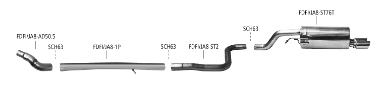 Nákres Ford Fiesta Fiesta JA8 1.0l Turbo EcoBoost