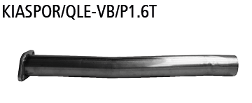 BASTUCK Spojovacie potrubie vpredu (len 1.6l s filter pevných častíc od modelový rok 2019) – KIASPOR/QLE-VB/P1.6T