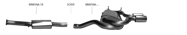 Nákres Mazda MX5 MX5 Typ NA (r. v. 1989-1998)