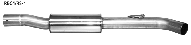 BASTUCK Predný tlmič výfuku Clio 4-RS – REC4/RS-1