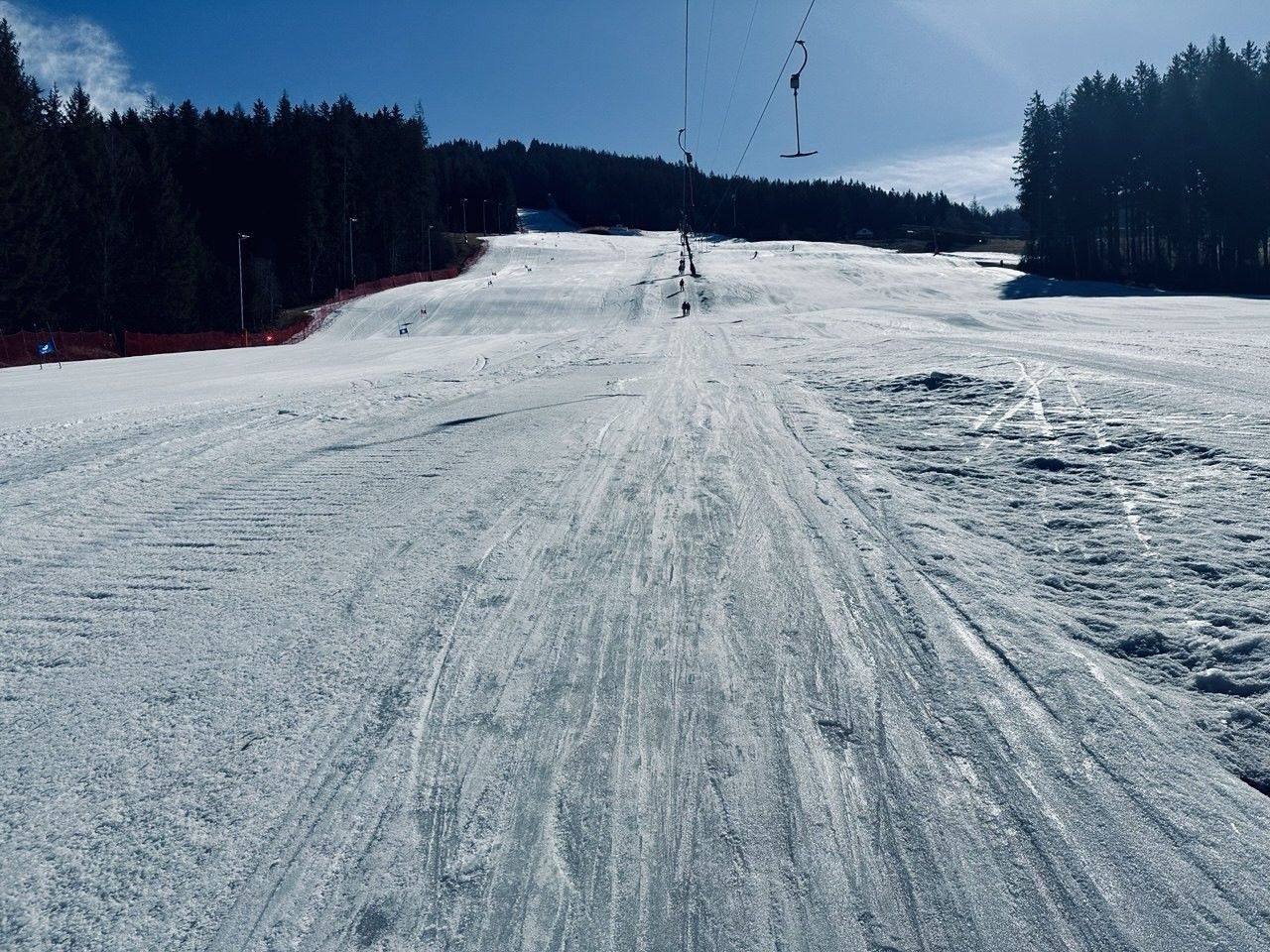 Panorama der Piste