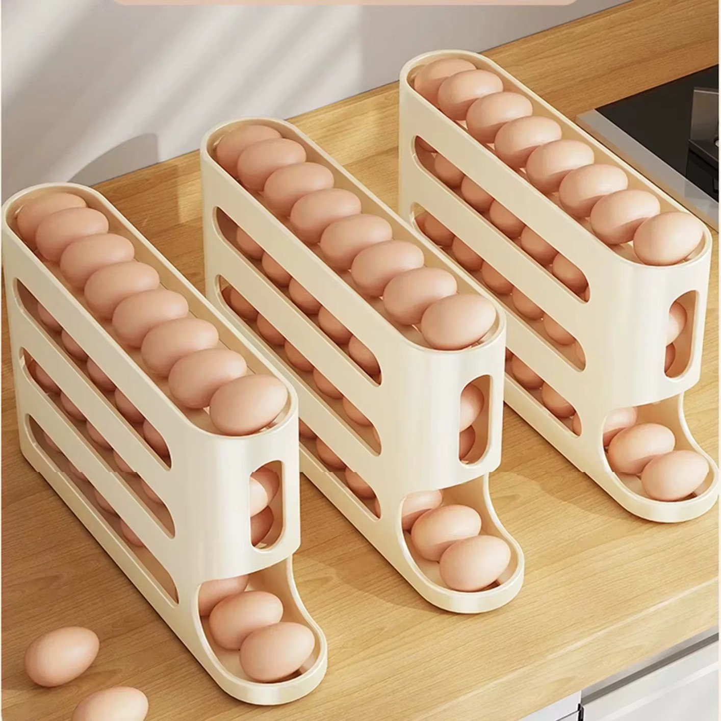 Egg Rolling Rack