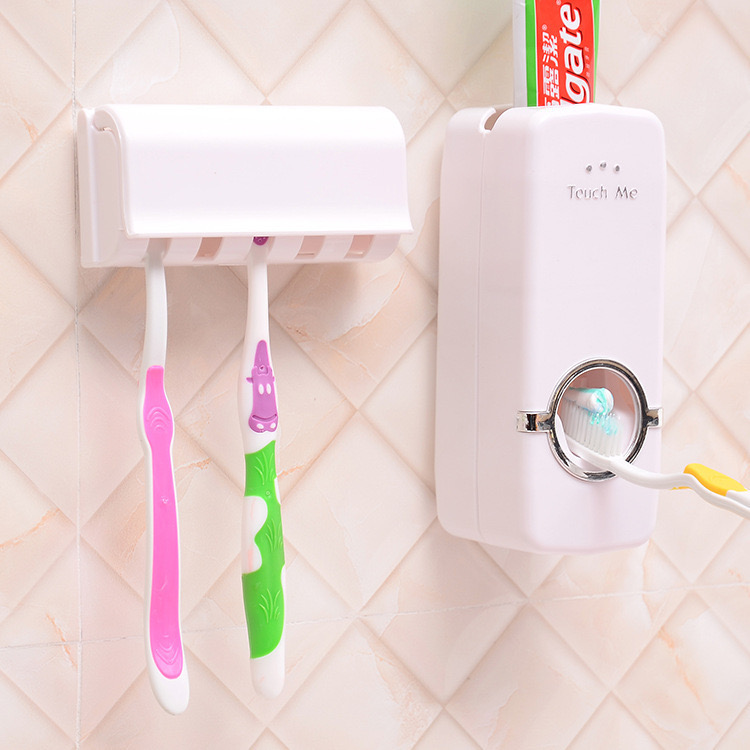 Toothpaste & brush holder