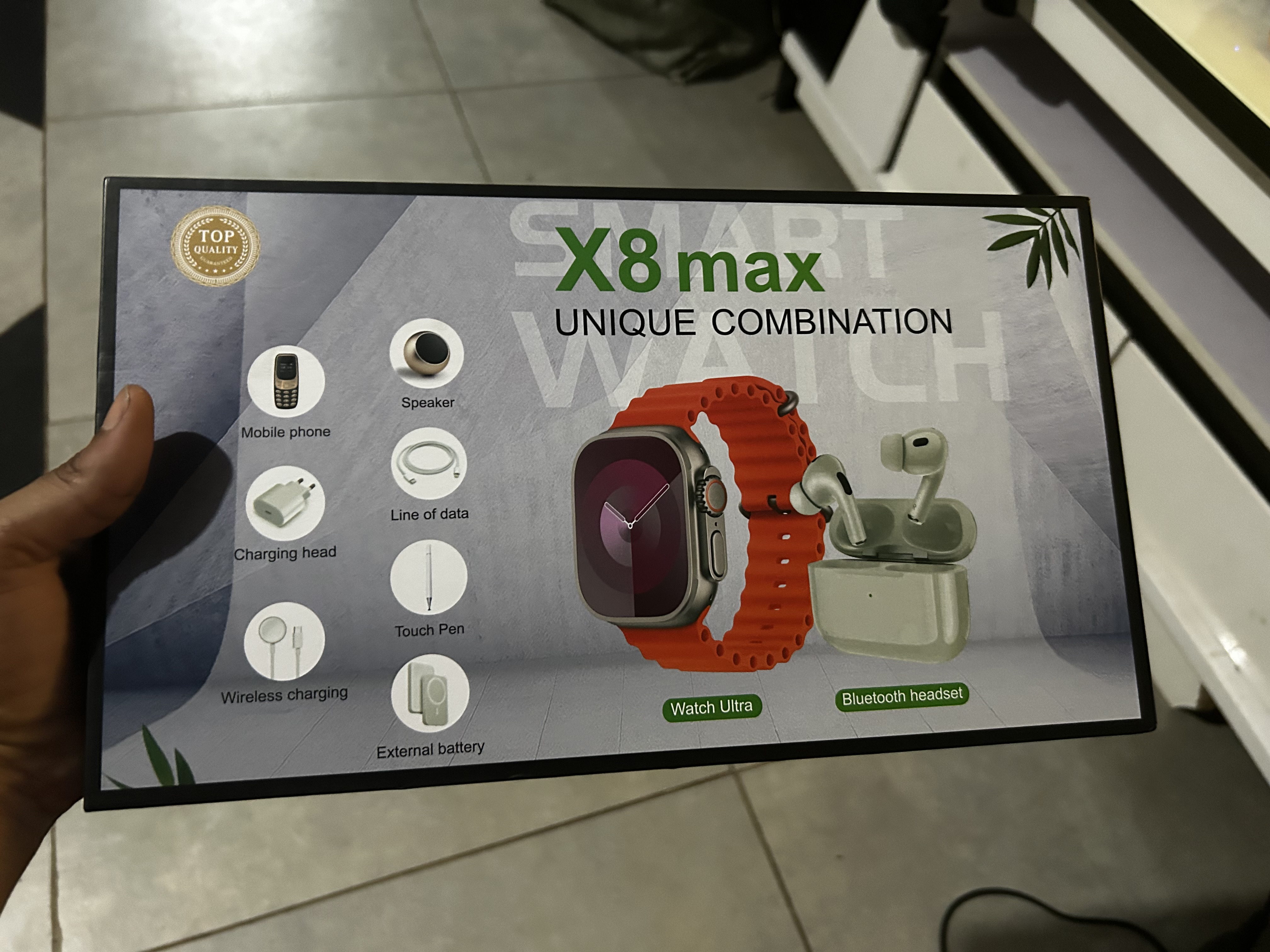 X8 max watch