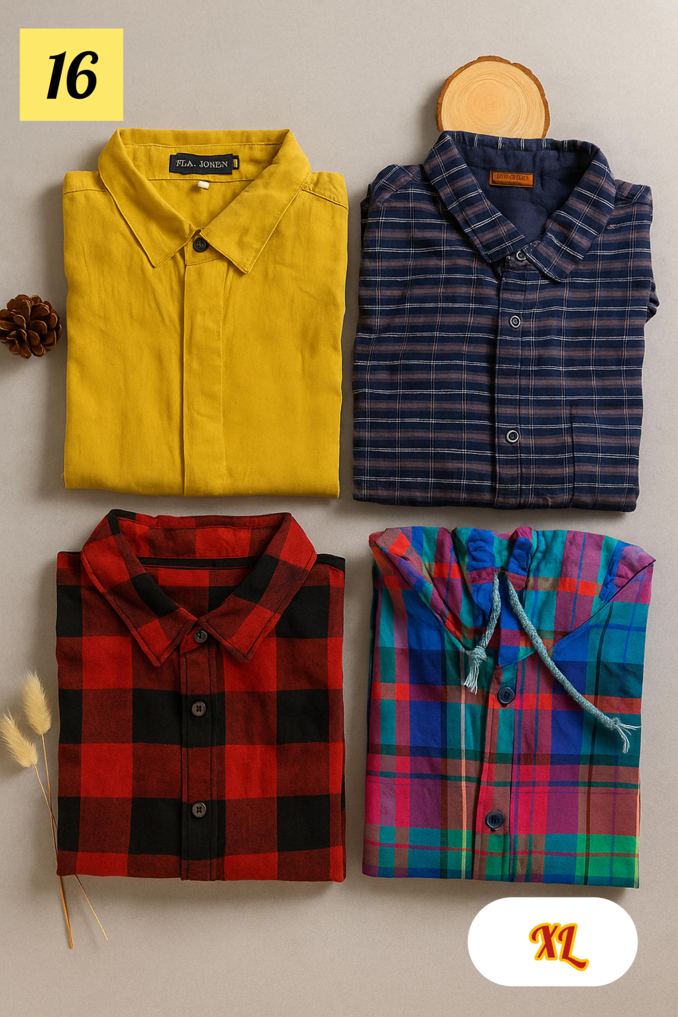 Check and Deam Thrift Shirt