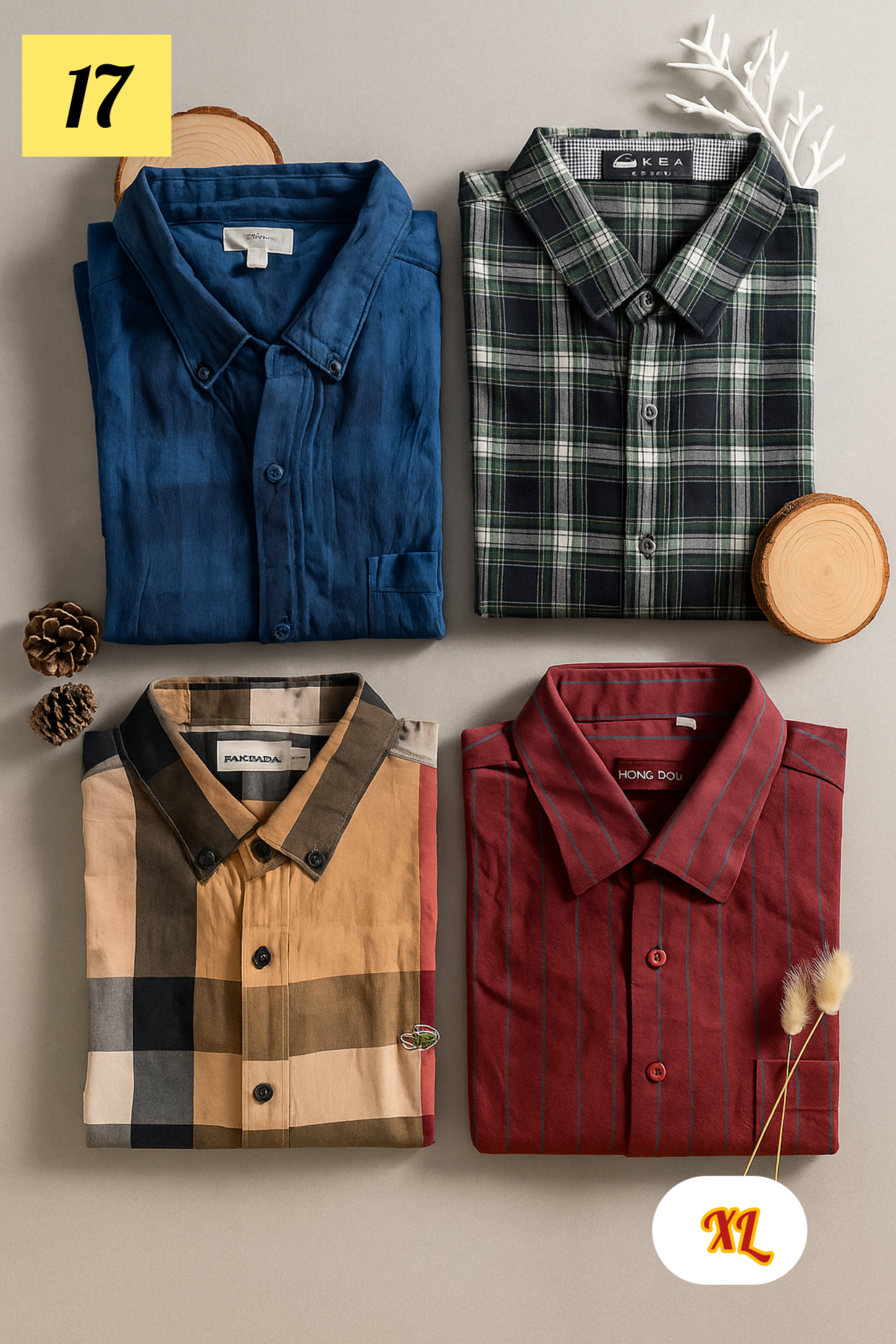 Check and Deam Thrift Shirt