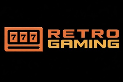 Retro Gaming Slot Studio Logo