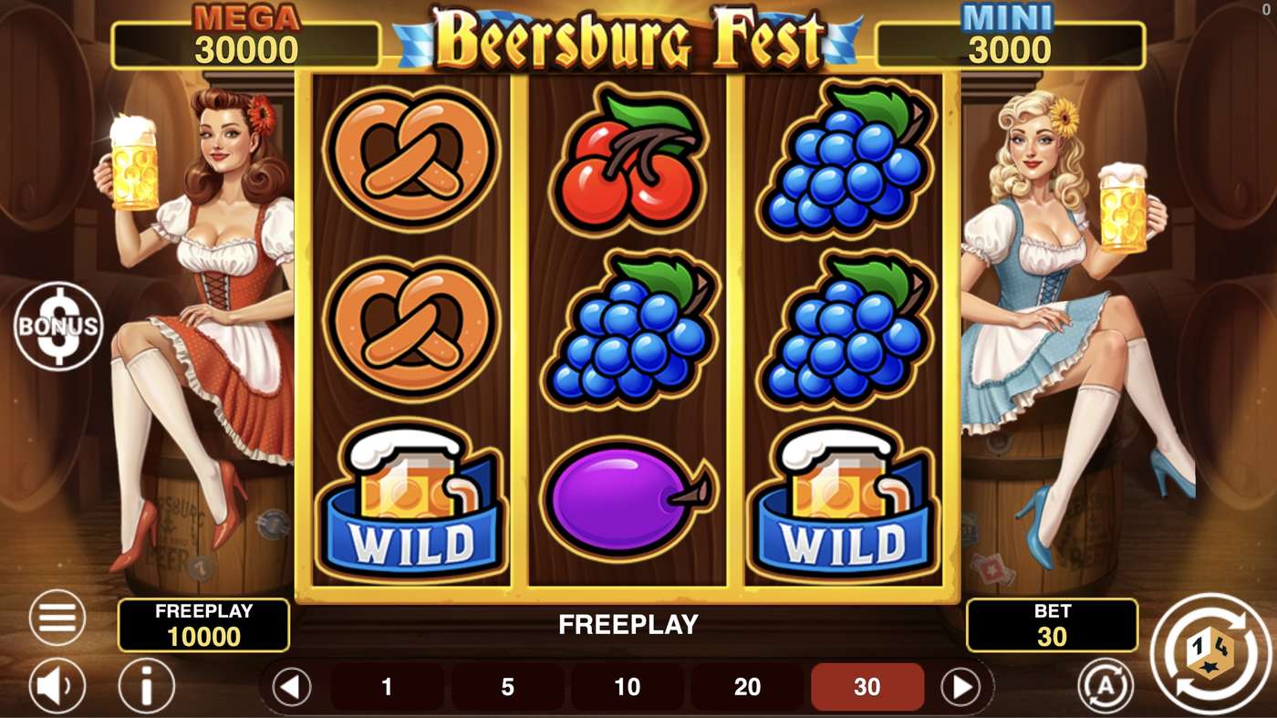 Beersburg Fest Hold And Win: image of main menu