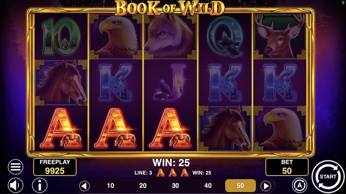 Book Of Wild: image of winning