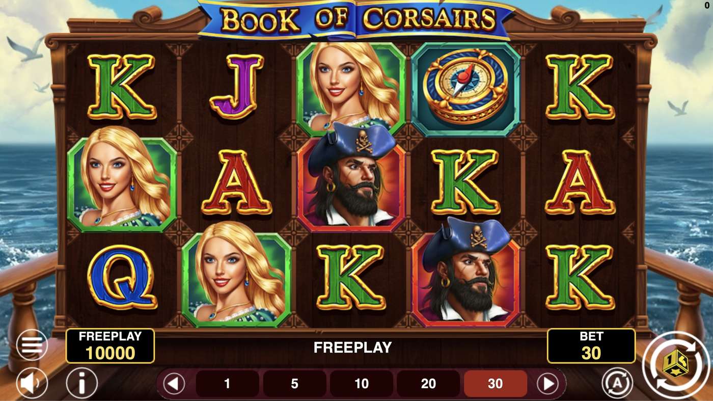 Book of Corsairs: image of main menu