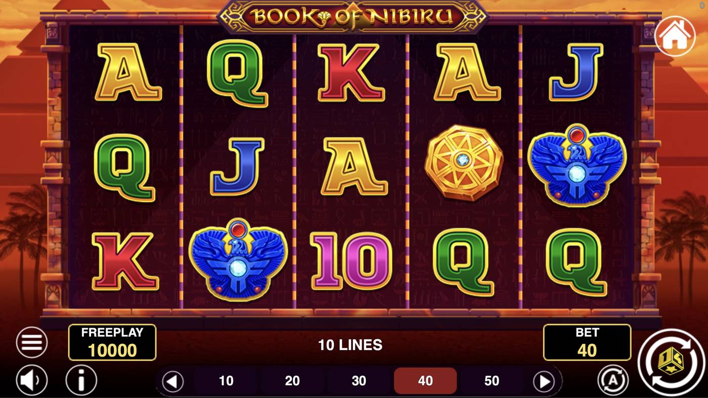 Book of Nibiru: image of main menu
