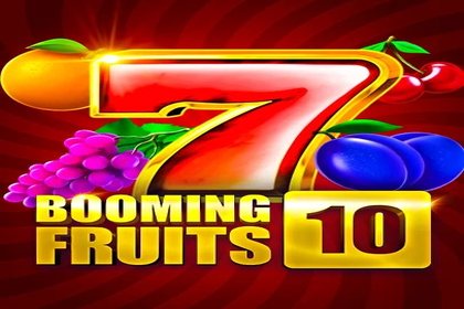Booming Fruits 10 Online Slot Logo