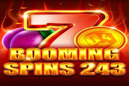 Booming Spins 243 Online Slot Logo