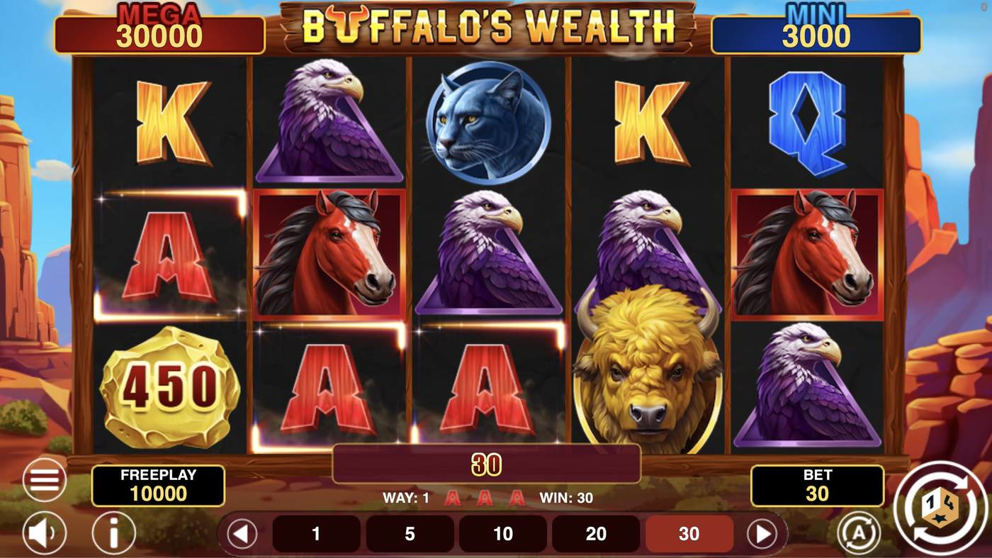 Buffalo’s Wealth Hold And Win: image of winning