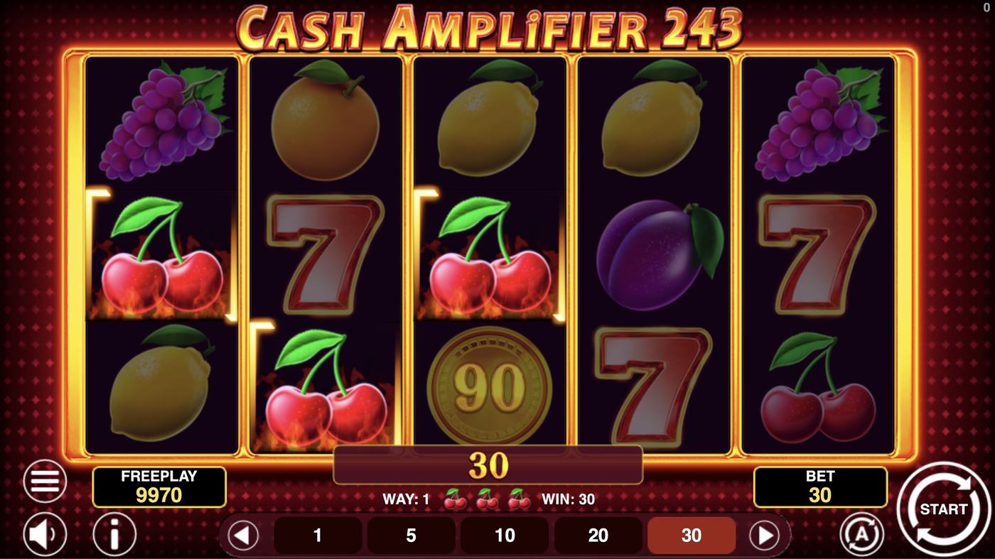 Cash Amplifier 243: image of winning