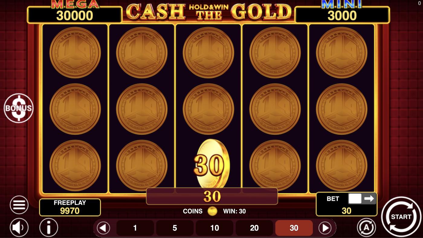 Cash The Gold Hold And Win: image of winning