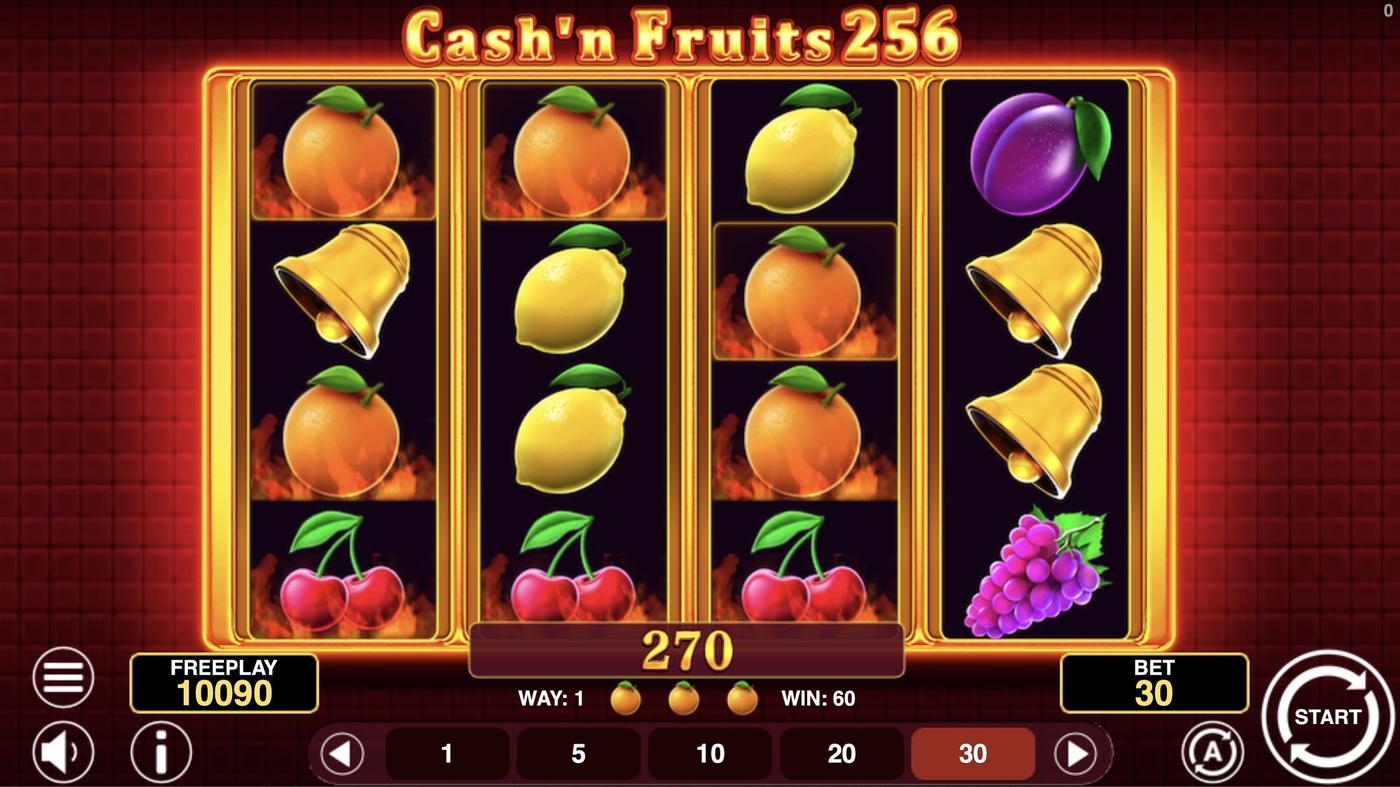 Cash'n Fruits 256: image of winning