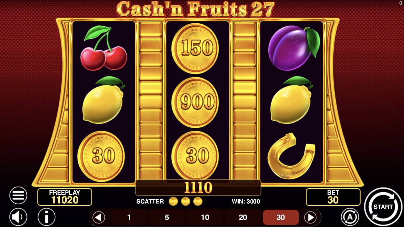 Cash'n Fruits 27: image of winning