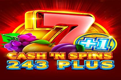 Cash'n Spins 243 Plus Online Slot Logo