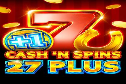 Cash'n Spins 27 Plus Online Slot Logo