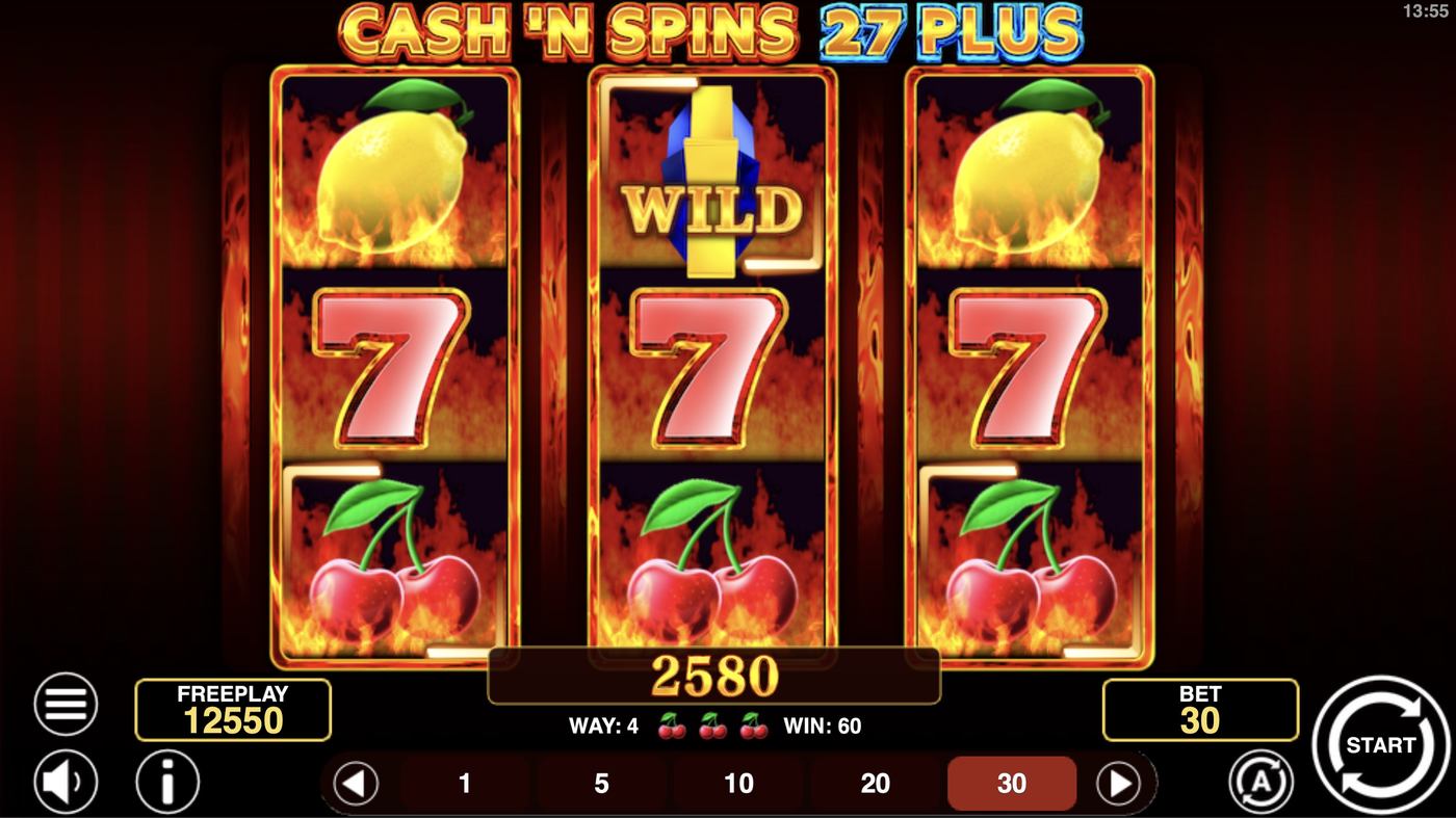 Cash'n Spins 27 Plus: image of winning
