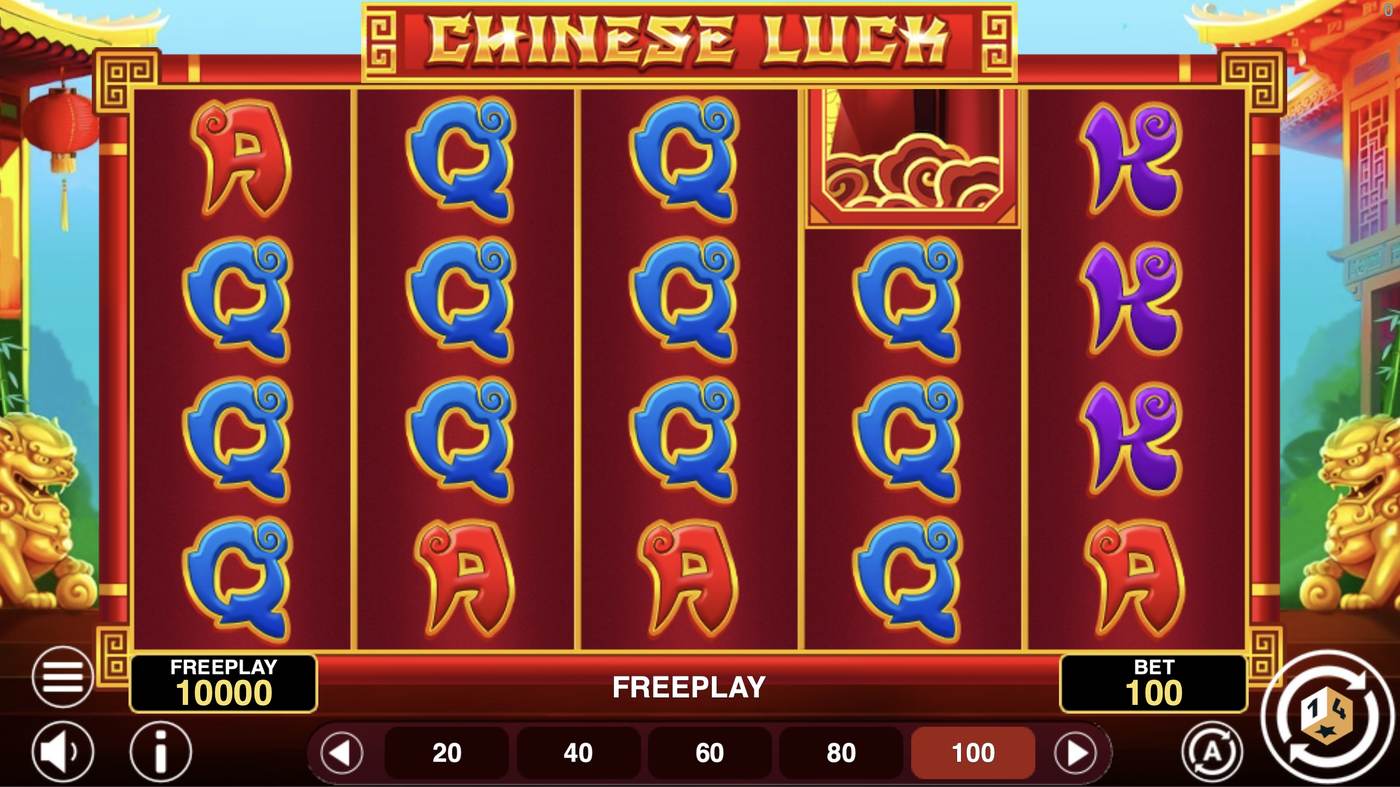 Chinese Luck: image of main menu