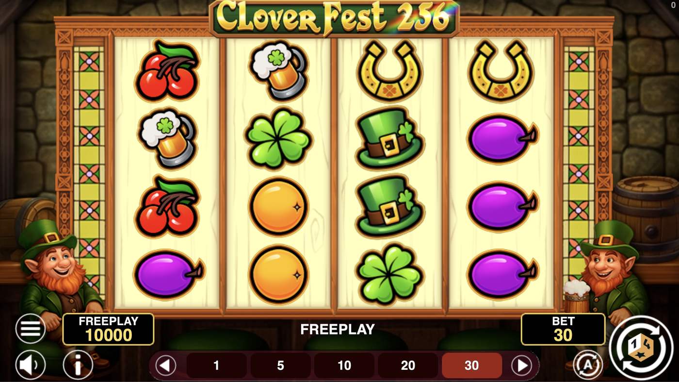 Clover Fest 256: image of main menu