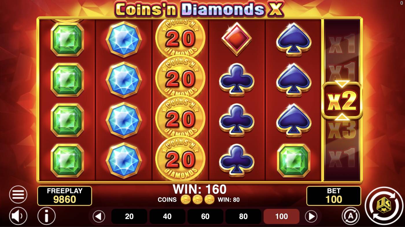 Coins'n Diamonds X: image of winning