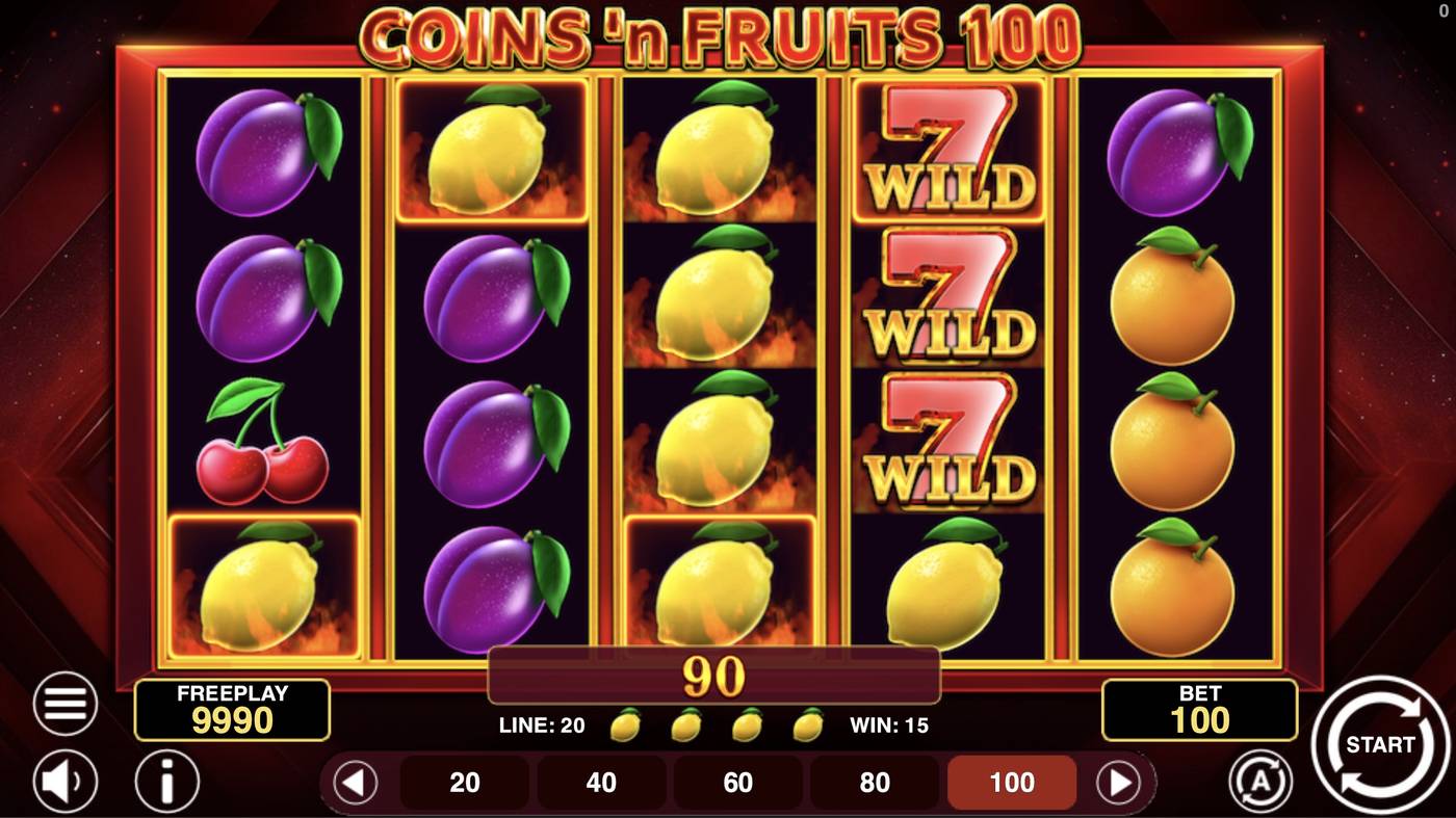 Coins'n Fruits 100: image of winning