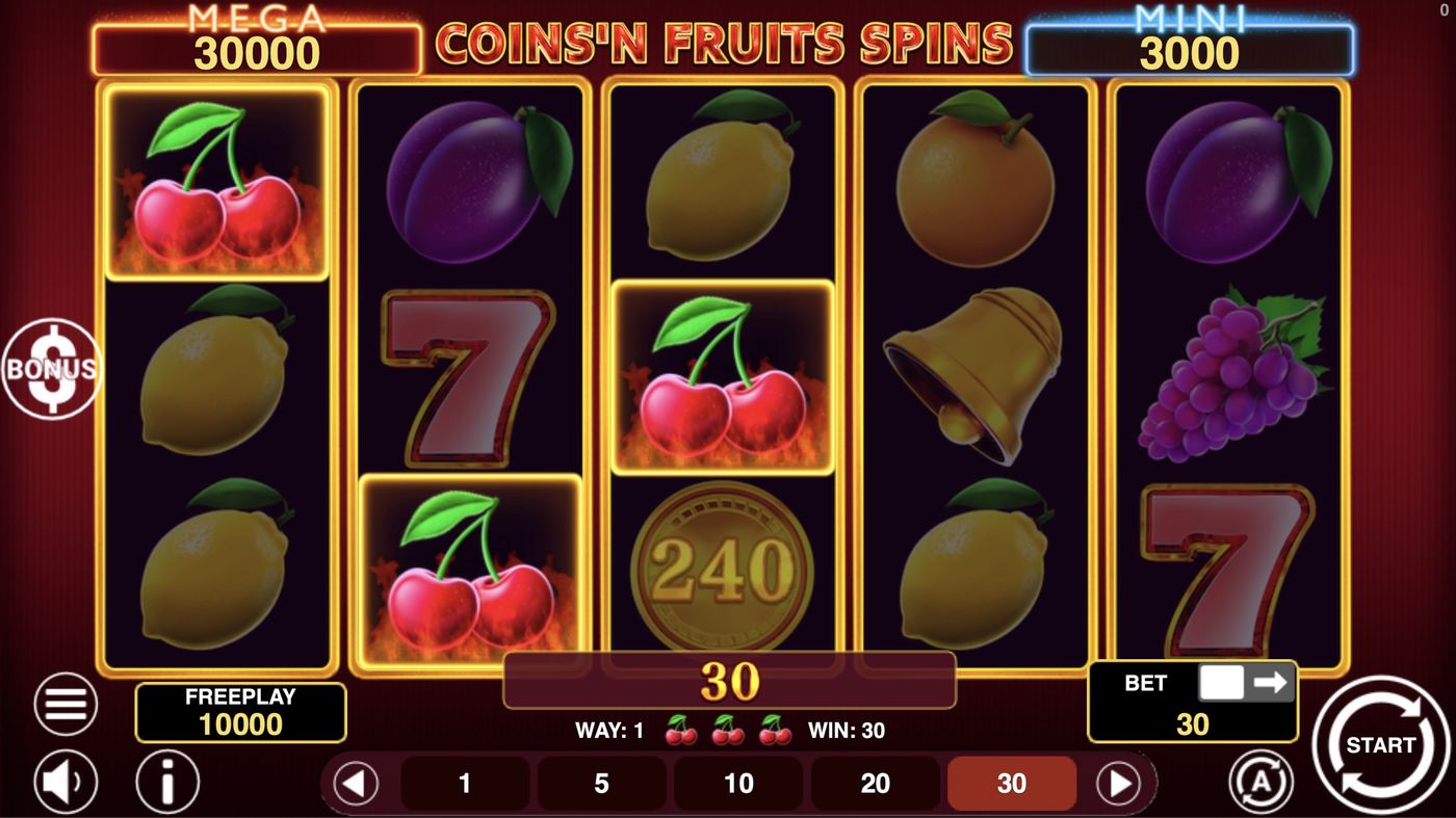 Coins'n Fruits Spins: image of winning