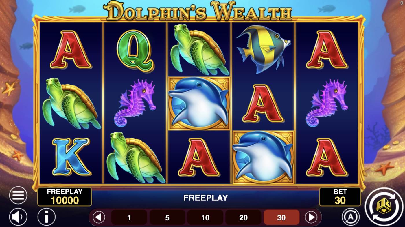 Dolphin's Wealth: image of main menu