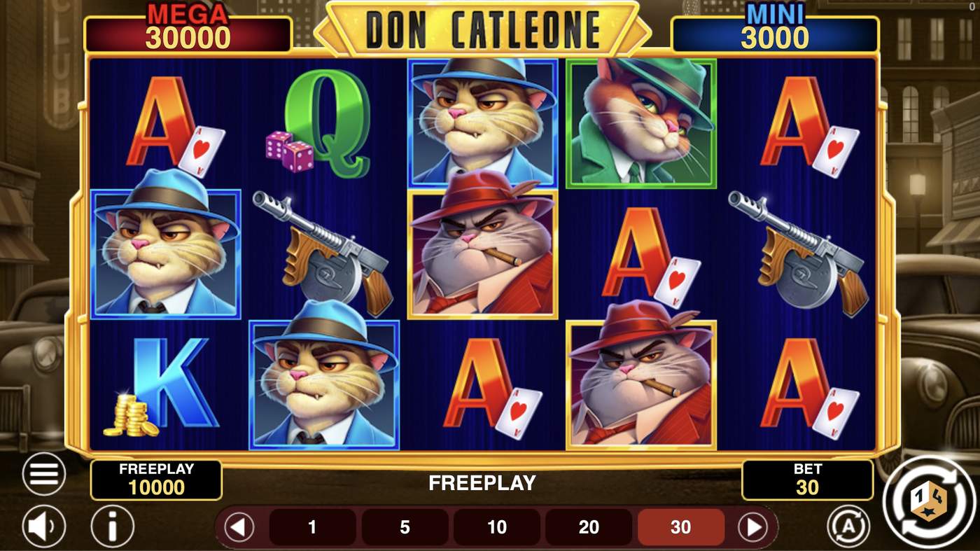 Don Catleone Hold And Win: image of main menu