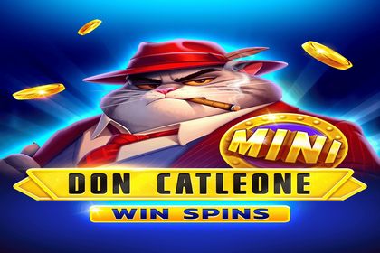 Don Catleone Win Spins Online Slot Logo