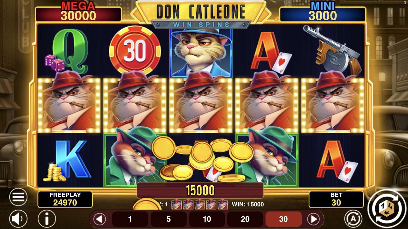 Don Catleone Win Spins: image of winning