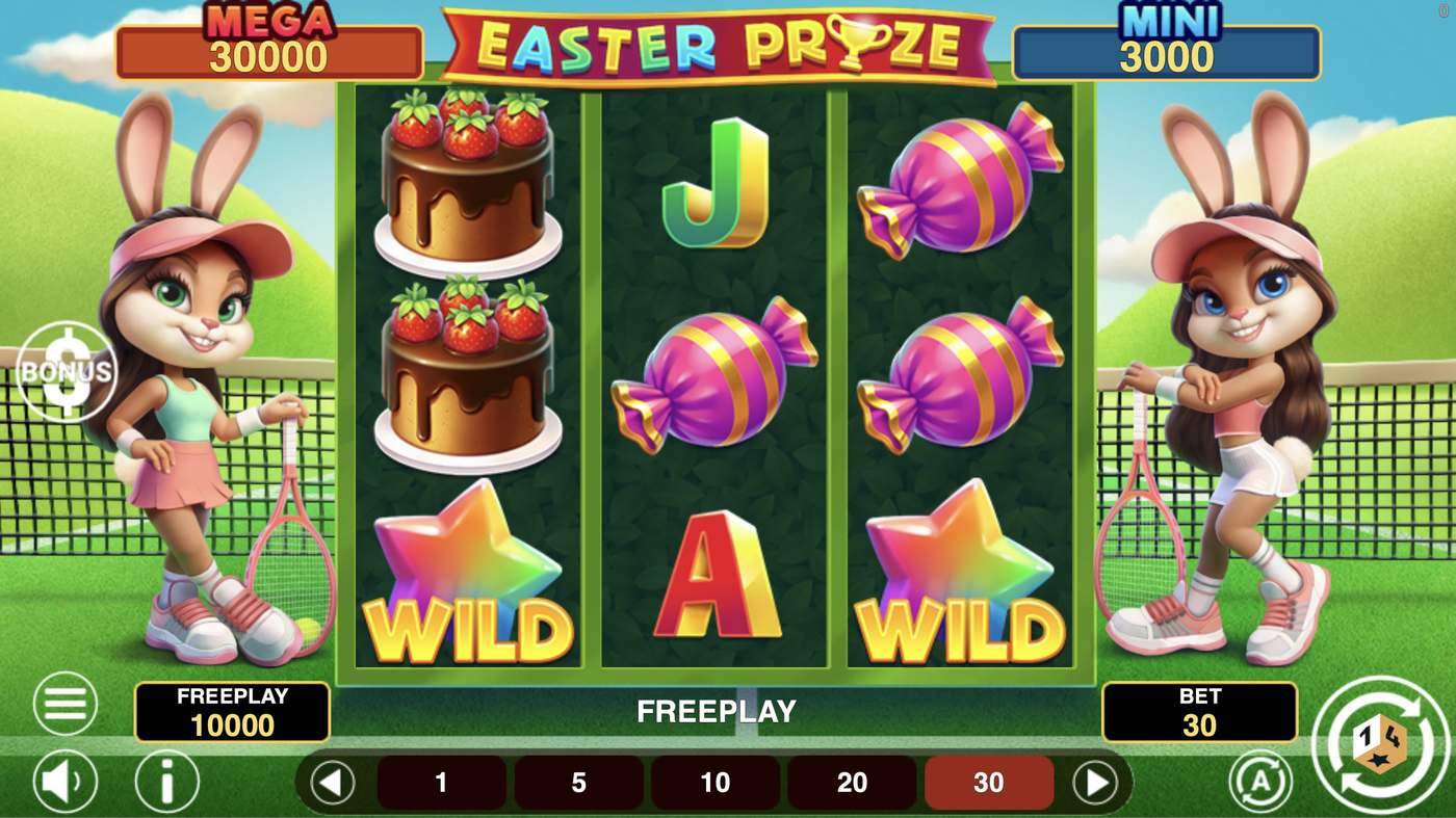Easter Prize Hold And Win: image of main menu