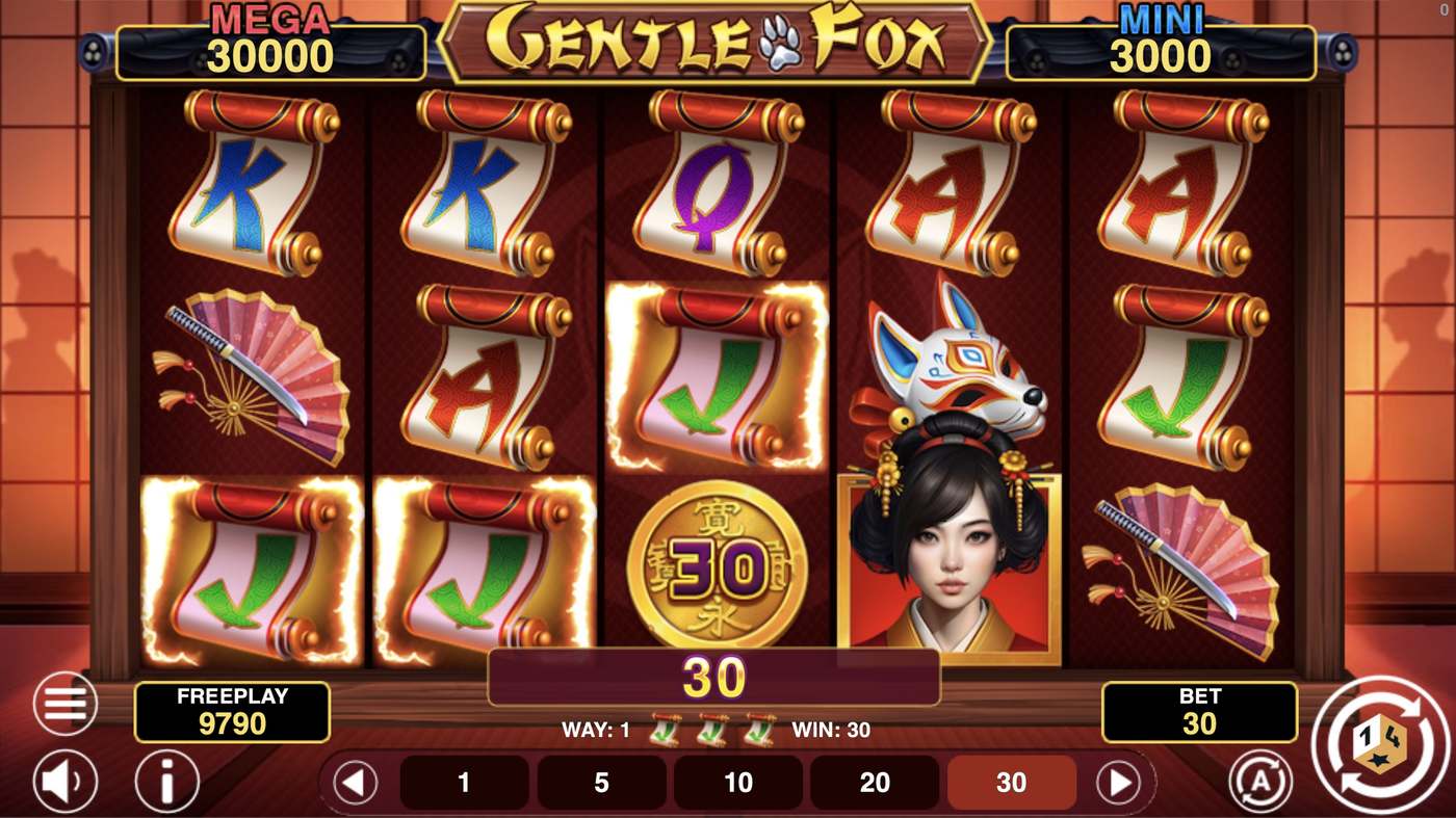 Gentle Fox Hold And Win: image of winning