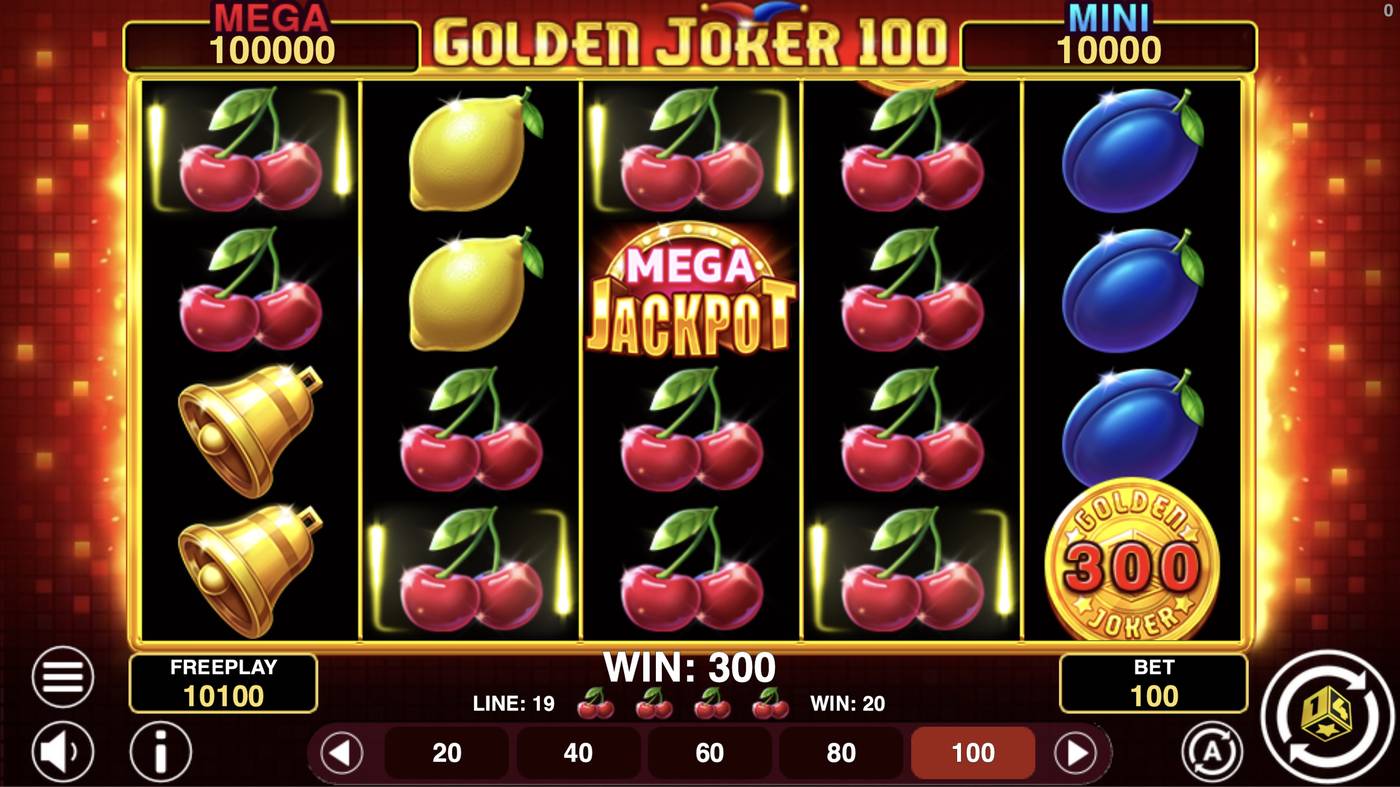 Golden Joker 100: image of winning