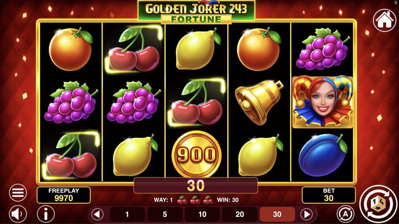 Golden Joker 243 Fortune: image of winning