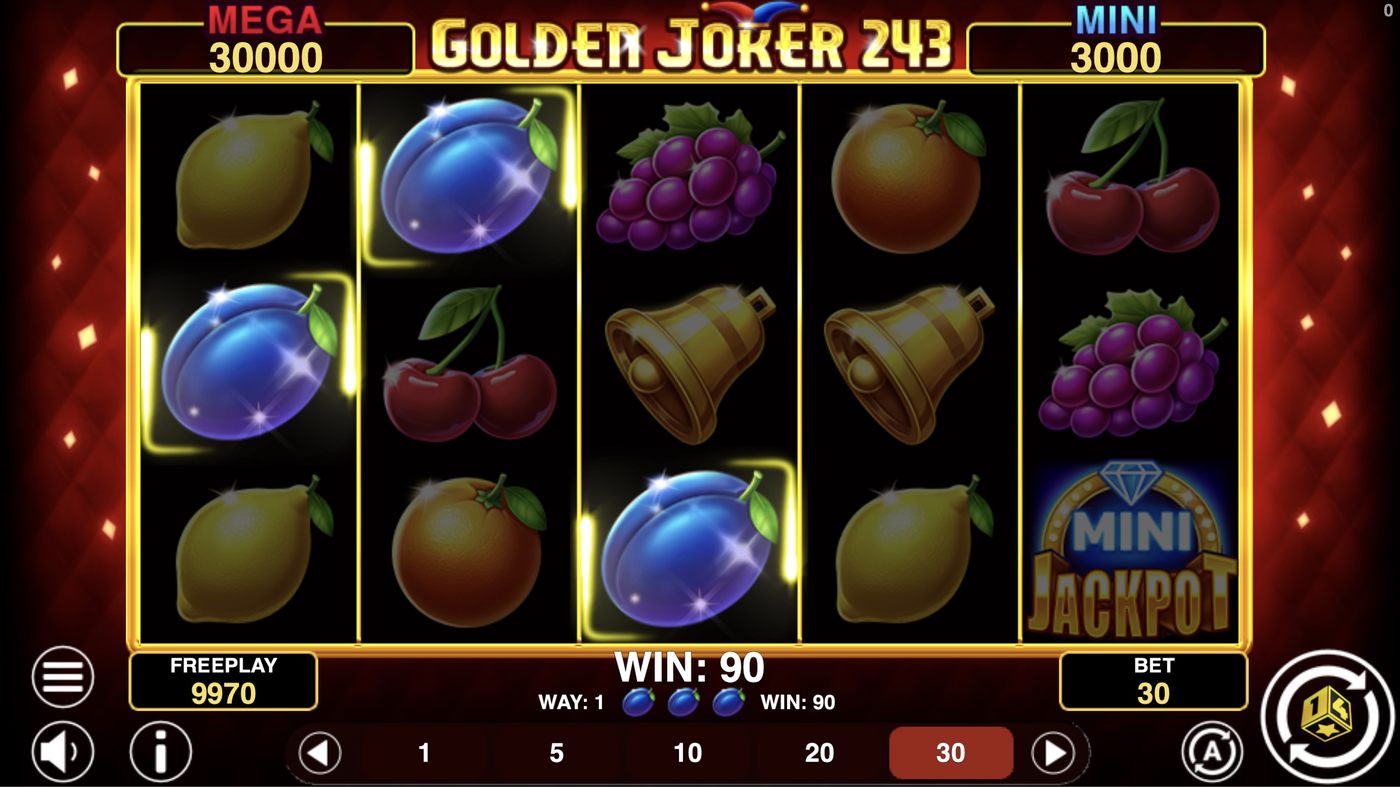 Golden Joker 243: image of winning