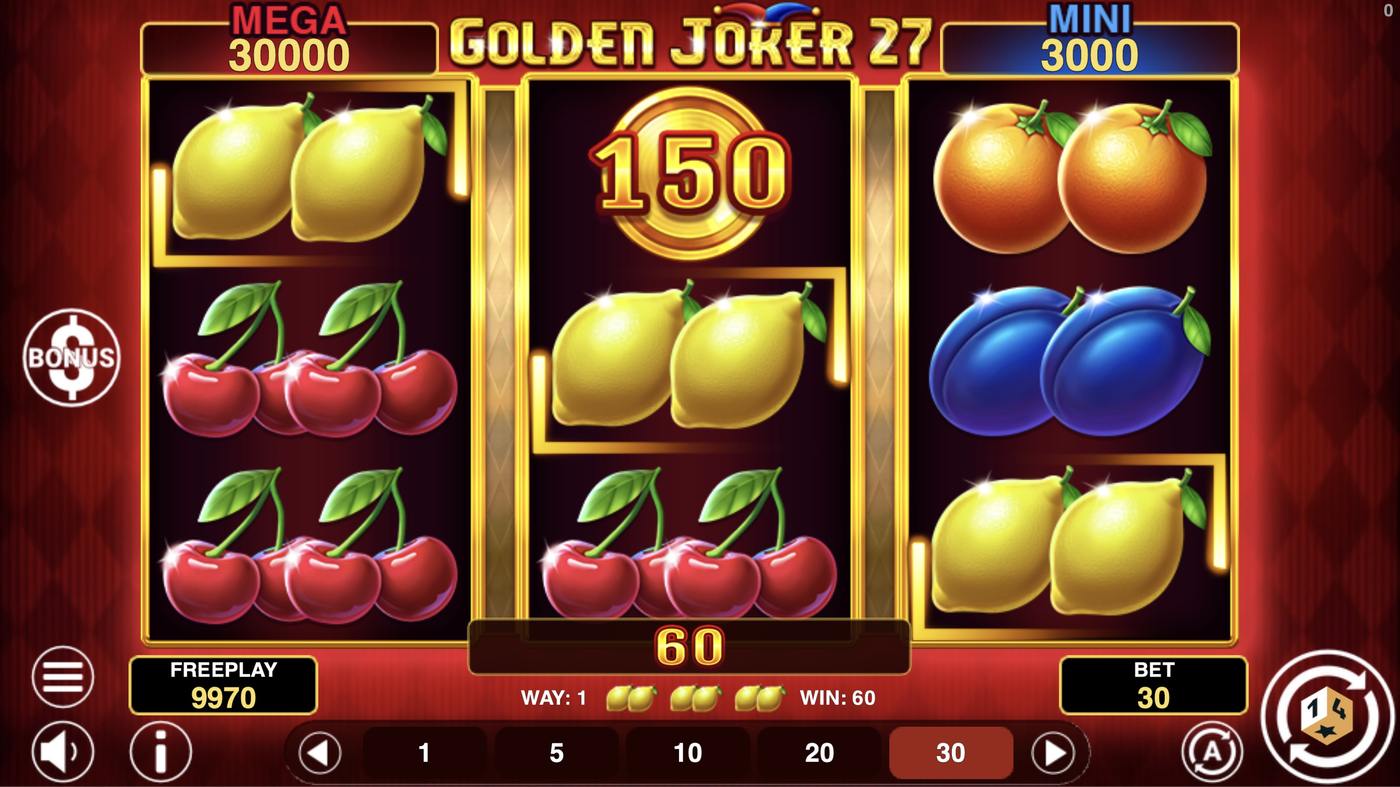 Golden Joker 27 Hold And Win: image of winning