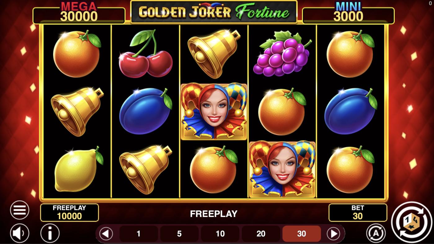 Golden Joker Fortune: image of main menu
