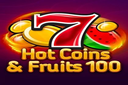 Hot Coins & Fruits 100 Online Slot Logo