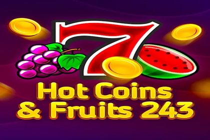 Hot Coins & Fruits 243 Online Slot Logo