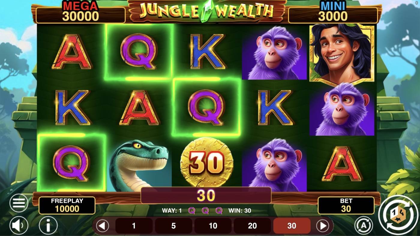 Jungle Wealth Hold And Win: image of winning
