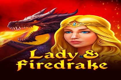 Lady & Firedrake Online Slot Logo