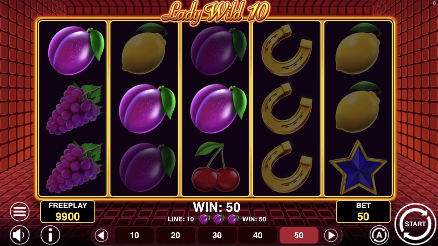 Lady Wild 10: image of winning