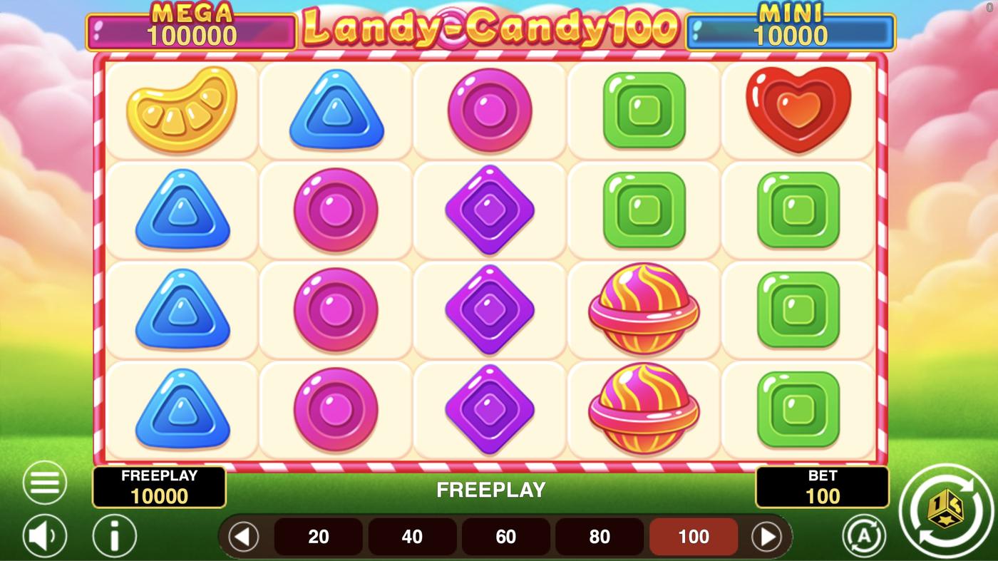 Landy-Candy 100: image of main menu