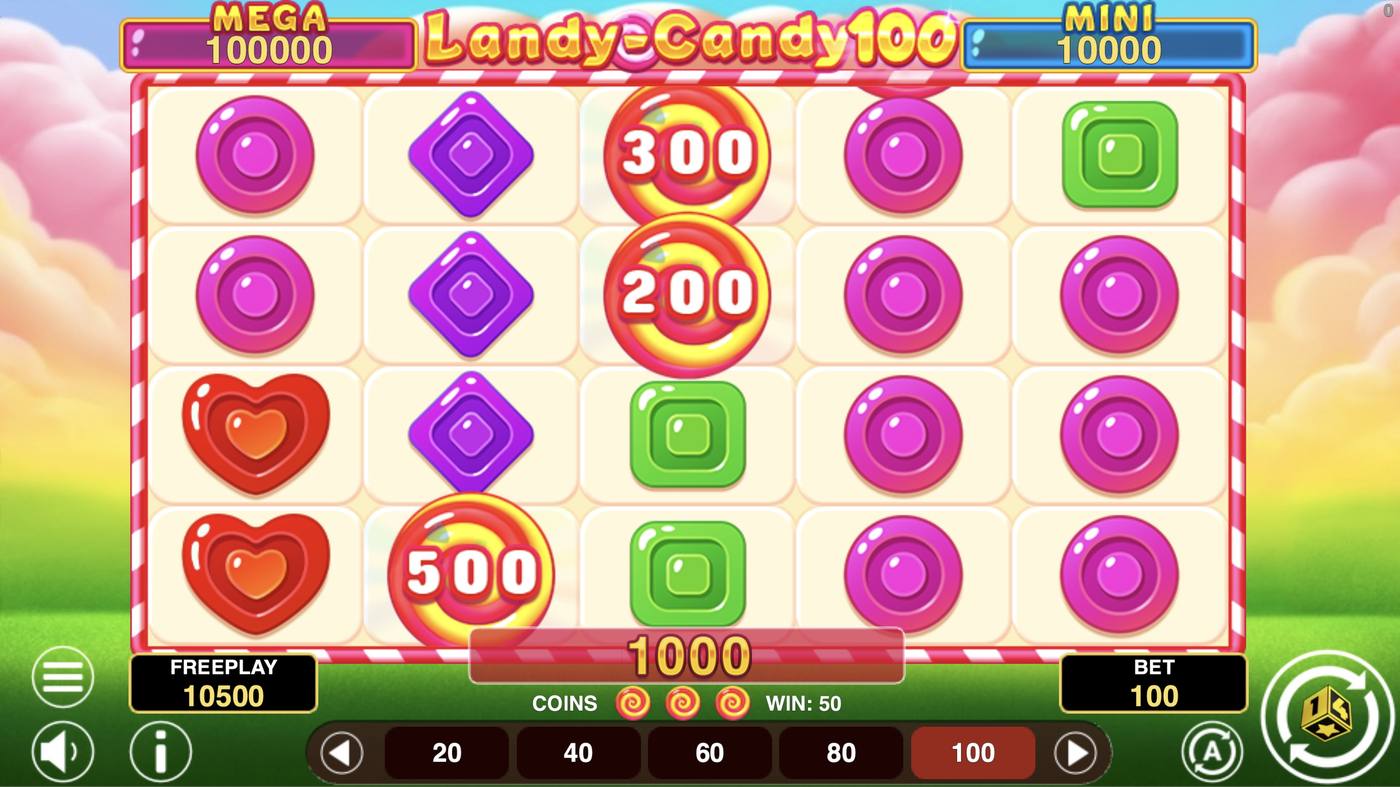 Landy-Candy 100: image of winning
