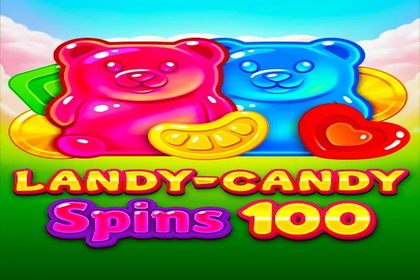Landy-Candy Spins 100 Online Slot Logo