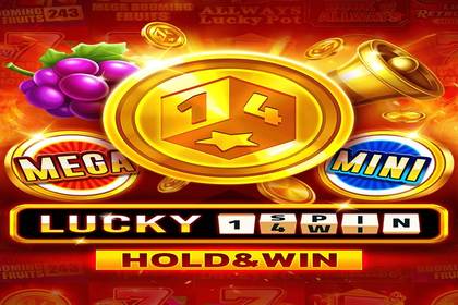 Lucky 1spin4win Hold And Win Online Slot Logo